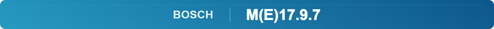 Баннер пакета Bosch M(E)17.9.7