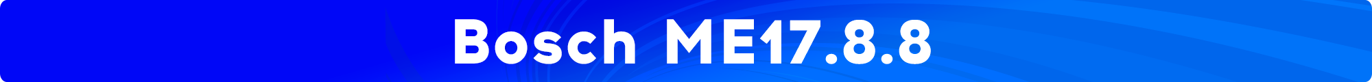 Bosch ME17.8.8