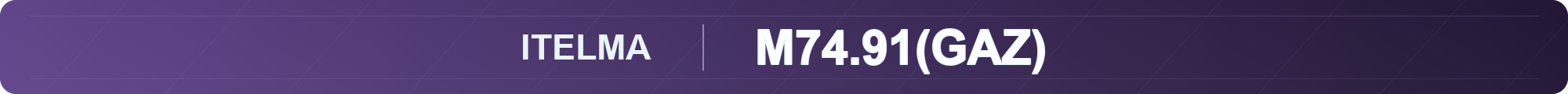Баннер пакета ITELMA M74.91(GAZ)